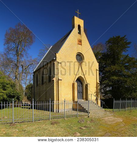 Cemetery Chapel In Steinfurth Near Karlsburg, Germany