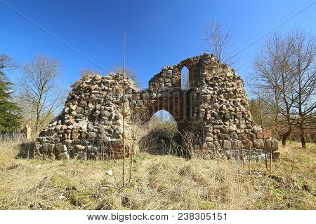 Church Ruin In Steinfurth Near Karlsburg, Germany