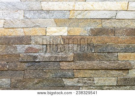 Decorative Stone For Decoration Of The Fireplace. Background.