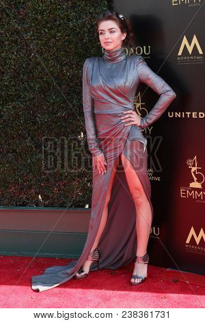 LOS ANGELES - APR 27:  Victoria Konefal at the 2018 Daytime Emmy Awards - Creative at Pasadena Civic Auditorium on April 27, 2018 in Pasadena, CA