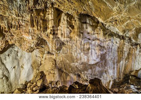 Details Within Harmanec Cave In Kremnica Mountains, Slovakia