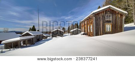 Central Place Of Hembygsgard (homestead) In Glommerstraesk In Sweden.
