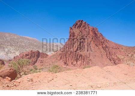 Bolivian Canyon Near Tupiza,bolivia. Quebrada Seca,duende Canyon