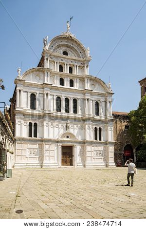 St. Zacharias Church In Venice, Dedicated To The Father Of John The Baptist, Whose Body It Supposedl