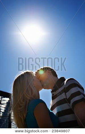 Romantik öpücük