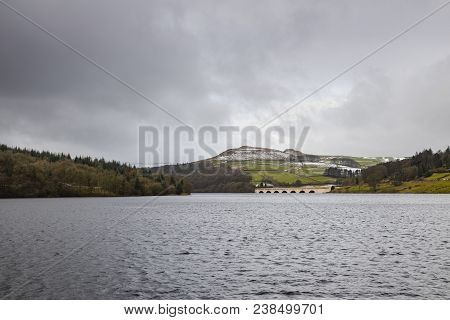 An Image Showing A View Across Ladybower Reservoir, Derbyshire, England, Uk.