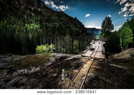 Remnant Of The Old Mine Ouray District Mt Monarch Colorado Usa Michael Breen Mine