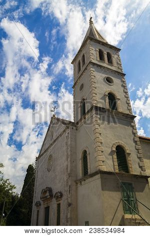 Catholic Church In Town Zlarin In Croatia