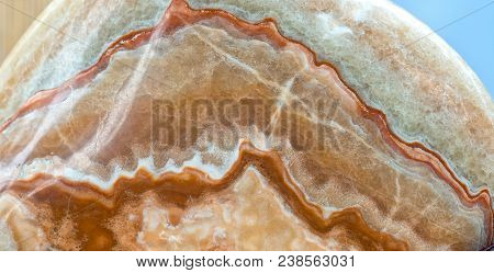 Mineral Stone With Various Stone Artifacts From The Crystallization Of Volcanic Rock Create Unique I