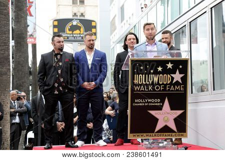 LOS ANGELES - APR 30:  Lance Bass, NSYNC at the *NSYNC Star Ceremony  on the Hollywood Walk of Fame on April 30, 2018 in Los Angeles, CA