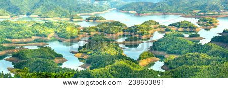 Ta Dung Lake In The Morning When The Sun Rises At The Top Of  Mountain Shines Fog Into Lake Full Of 