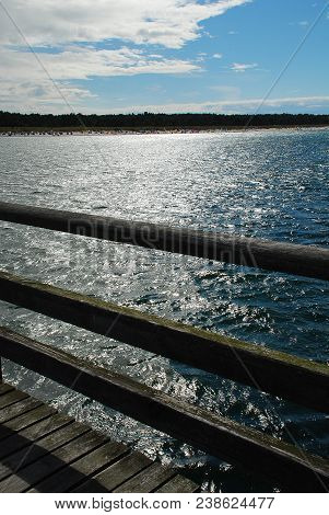 View From The Pier Of Prerow, Darss, Germany
