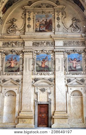 1.5.2018 Valdstejn Palace In Prague, The Capital Of The Czech Republic. Historical Building Of The S