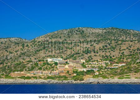 Beautiful coastof the island of Kefalonia Greece