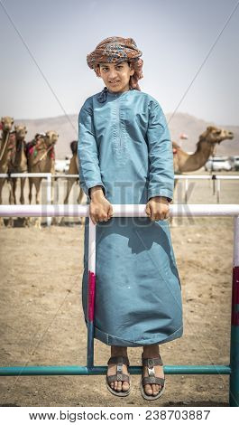 Kid At The Camel Races