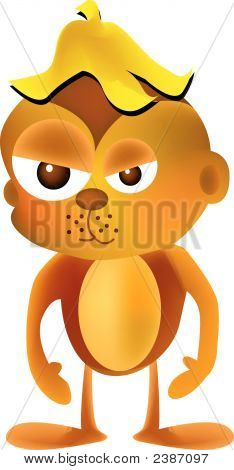 Сердитый Monkey.Eps