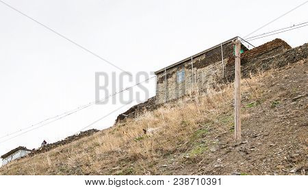 Mountain Settlement, Houses Of Local Residents - Khinalig, Azerbaijan