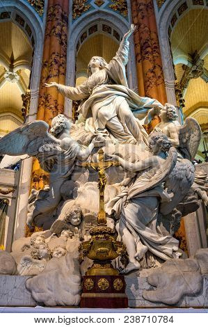 Altar Sculpture In Chartres Cathedral