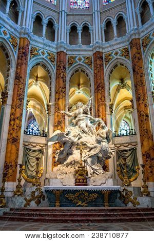 Altar Sculpture In Chartres Cathedral