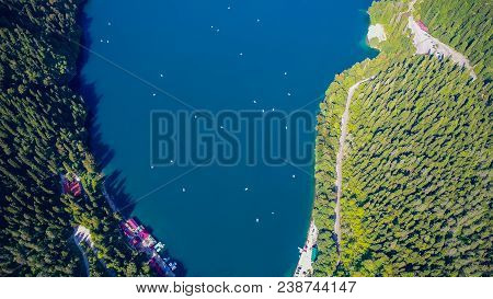Aerial View Of The Resort Town Gagra, Abkhazia, Georgia