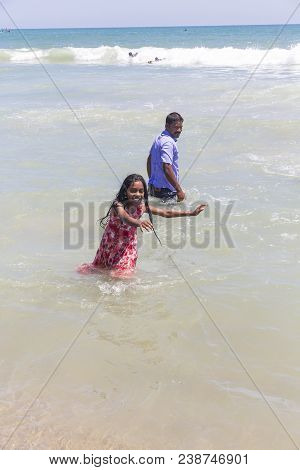 Masi Magam Festival, Puduchery, Pondichery, Tamil Nadu, India - March 1, 2018. Unidentified Indian P