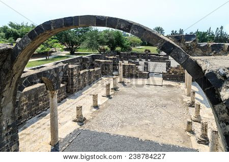 Ruins Of Kursi - A Large Byzantine 8th-century Monastery In Which Jesus Christ Performed Miracles On