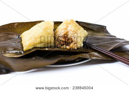 Zongzi, Traditional Chinese Food Usually Prepared For The Dragon Boat Festival