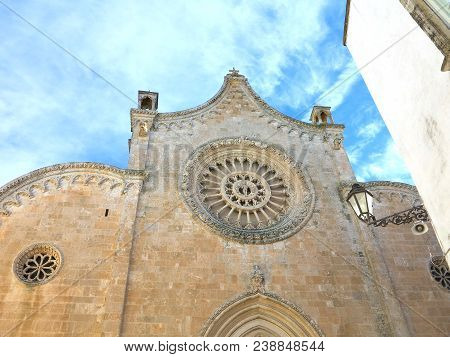 La Cathedral Di Ostuni Front View , Puglia, Italy