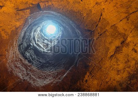 Air Hole To The Ground Level Floor From Underground Cave