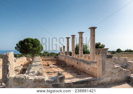 Cyprus Ruins Of The Sanctuary Of Apollo Hylates, Limassol, Cyprus.