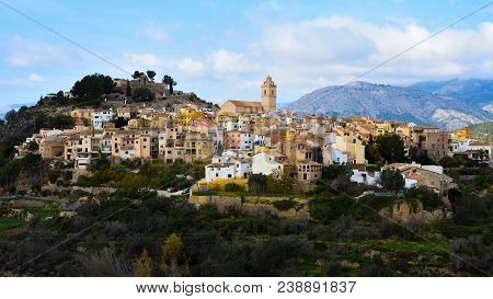Cityscape Photography Of Village. Polop De La Marina.