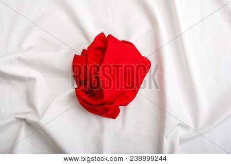 Flag Of Japan. Japan Symbol Design For Background. White And Red Flag. 3d Flag Of Japan. Sovereign J