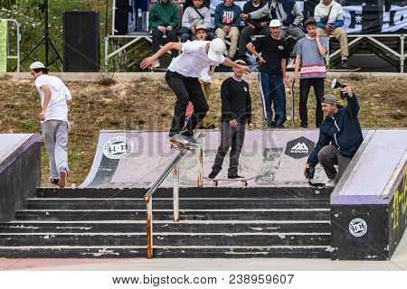 Bruno Senra During The 1St Stage Dc Skate Challenge