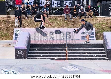 Guilherme Lima During The 1St Stage Dc Skate Challenge