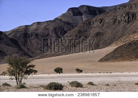 Panoramic View Of The Namib Naukluft Park, Hardap, Namibia, Africa