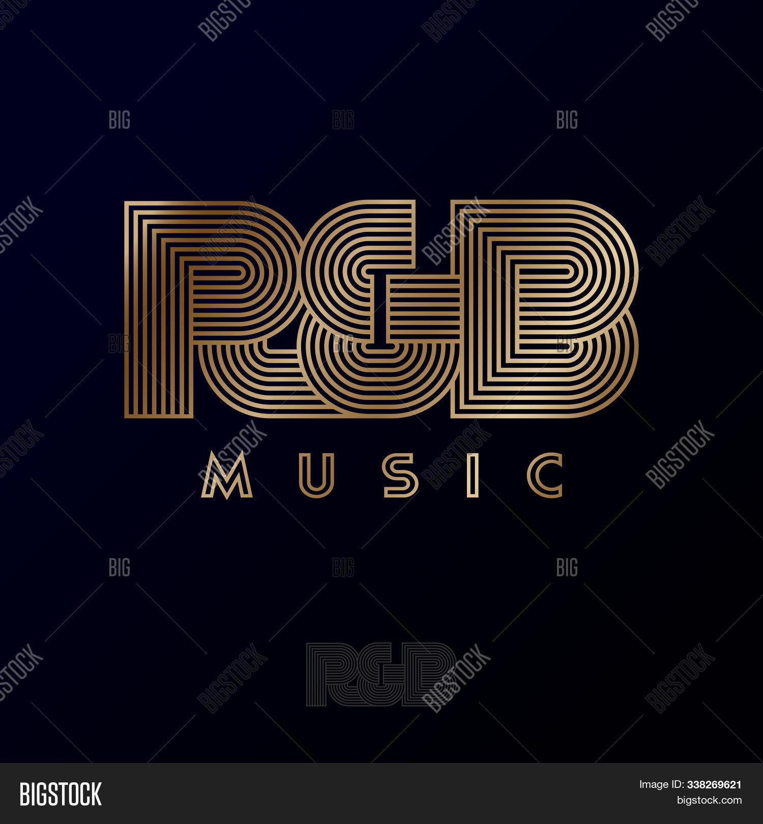 R & B Music Logo. R B Vector & Photo (Free Trial) | Bigstock