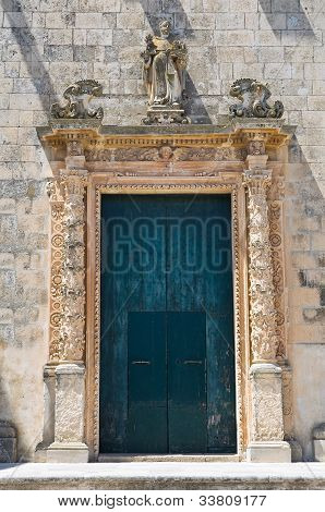 Kościół różaniec. Martano. Puglia. Włochy.