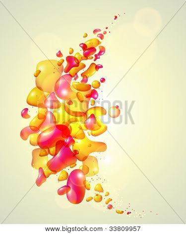 Abstrakti nesteen vector tausta