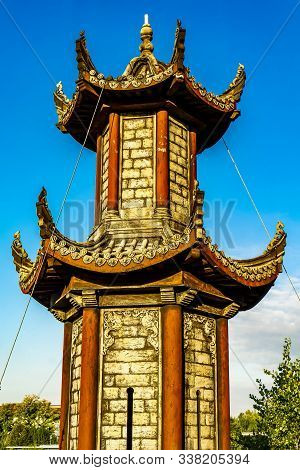 Verona, Italy - October 11, 2019: Opera Set Pieces Near Arena In Verona, Italy. Verona Arena Is Regu