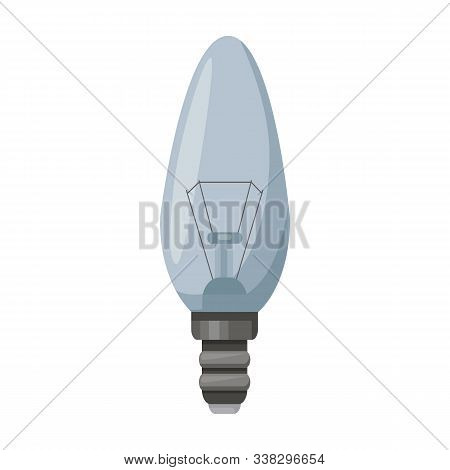 Iight Bulb Vector Icon.cartoon Vector Icon Isolated On White Background Light Bulb.