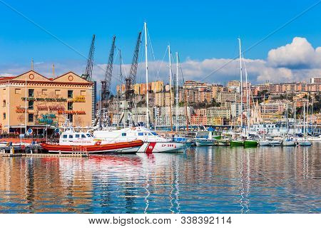 Genoa, Italy - April 08, 2019: The City Of Children And Young Or La Citta Dei Bambini E Dei Ragazzi 