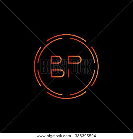 Initial Bp Letter Logo With Creative Modern Business Typography Vector Template. Creative Abstract L