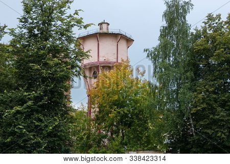 Old High Water Tower In The City Of Bologoe