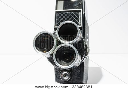 london, england, 05/05/2019 A rare Vintage Fujica 8 T3 8mm Cine Camera. 8mm movie analogue film trip