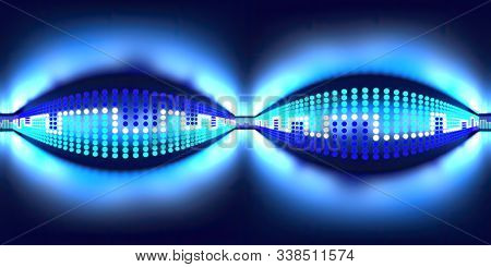 3d Illustration, 3d Rendering, Vr 360 Panorama Abstract Images Of The Cicle Background, The Path To 