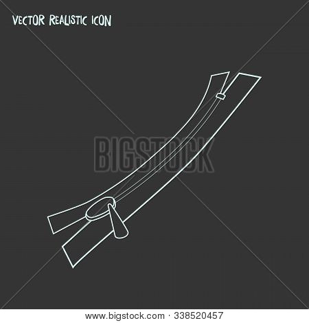 Zipper Icon Line Element. Vector Illustration Of Zipper Icon Line Isolated On Clean Background For Y