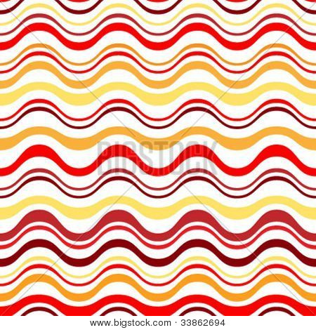 Retro sømløse bølgemønster