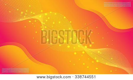 Abstract design colorful background. Wonderful fractal image, Abstract Wave Background With Colorful Shapes