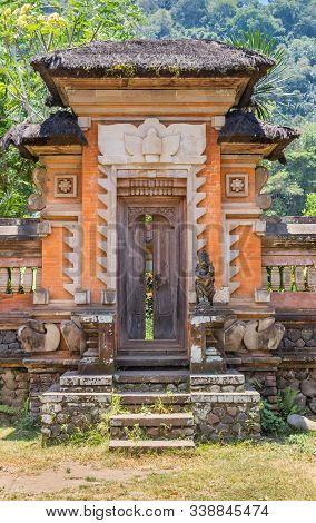 Entrance Gate In Traditional Balinese Village Tenganan, Indonesia
