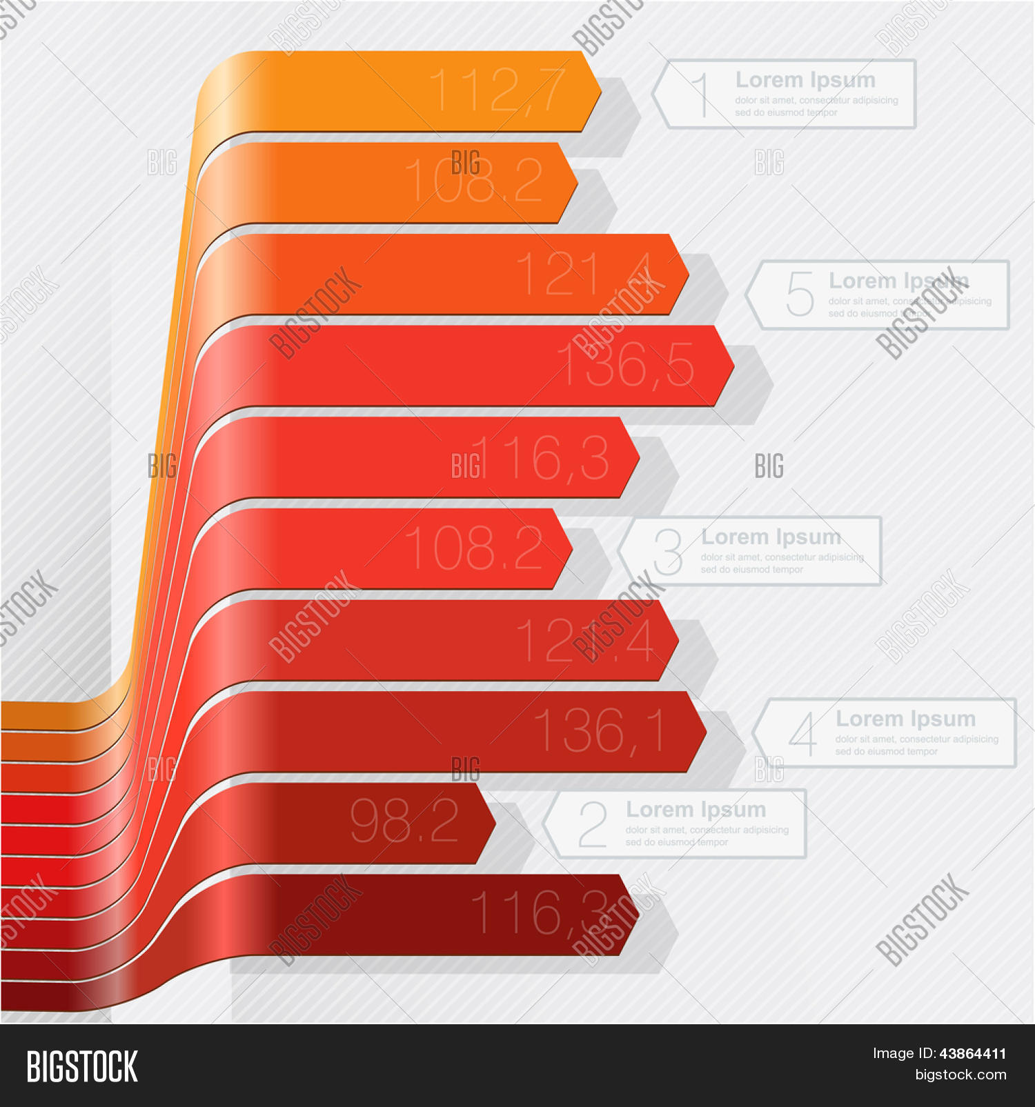 Chart Template Vector & Photo (Free Trial) | Bigstock